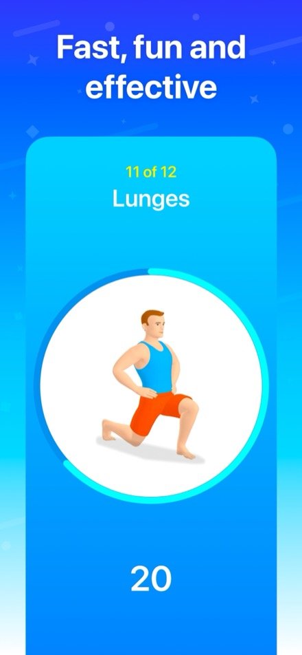 Seven: 7 Minute Workout App Store listing screenshot