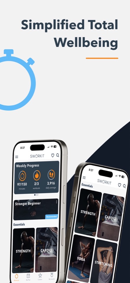 Sworkit App Store listing screenshot